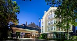 Hotel Exterior at nighttime