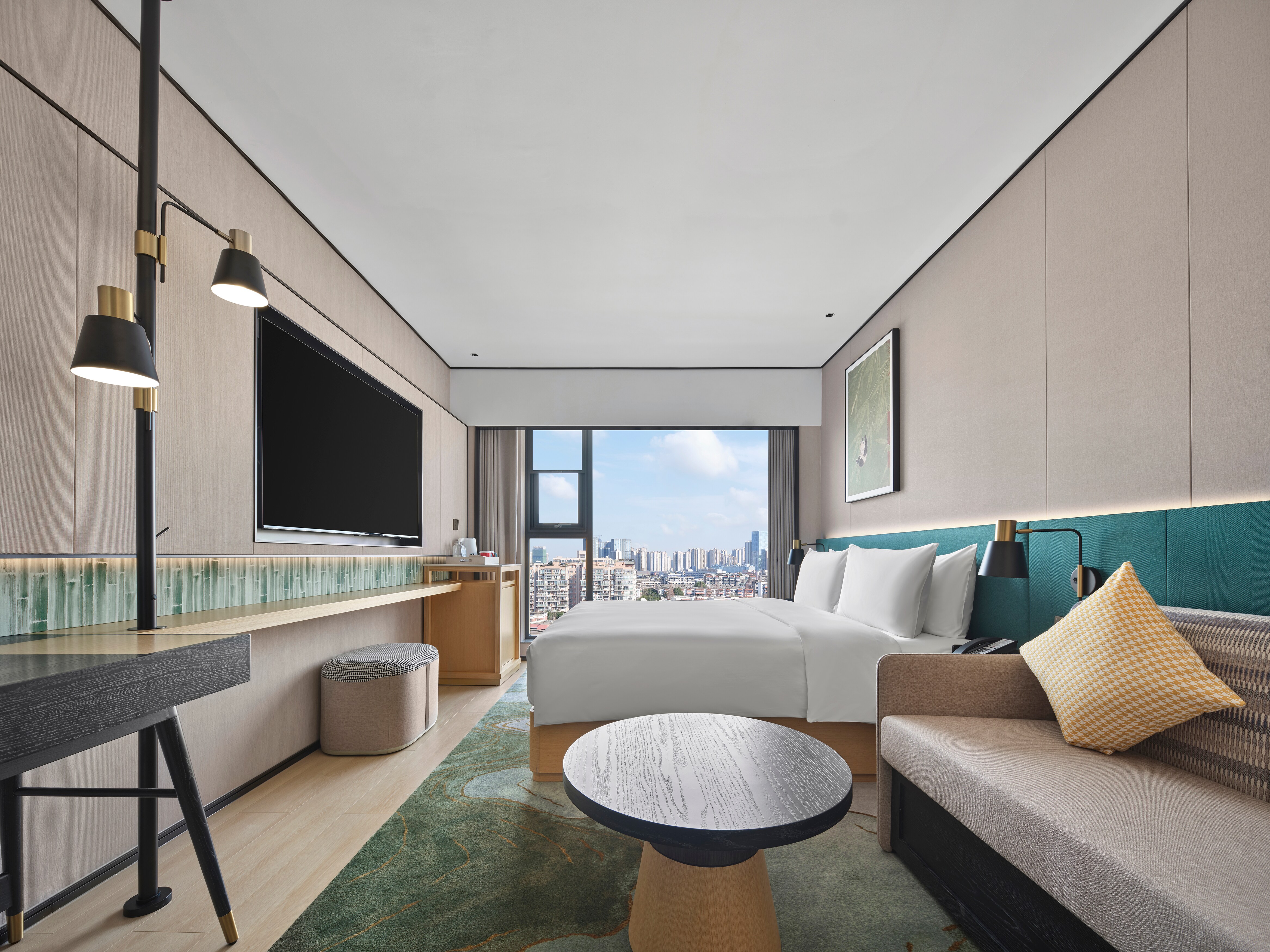 高層大床豪華客房