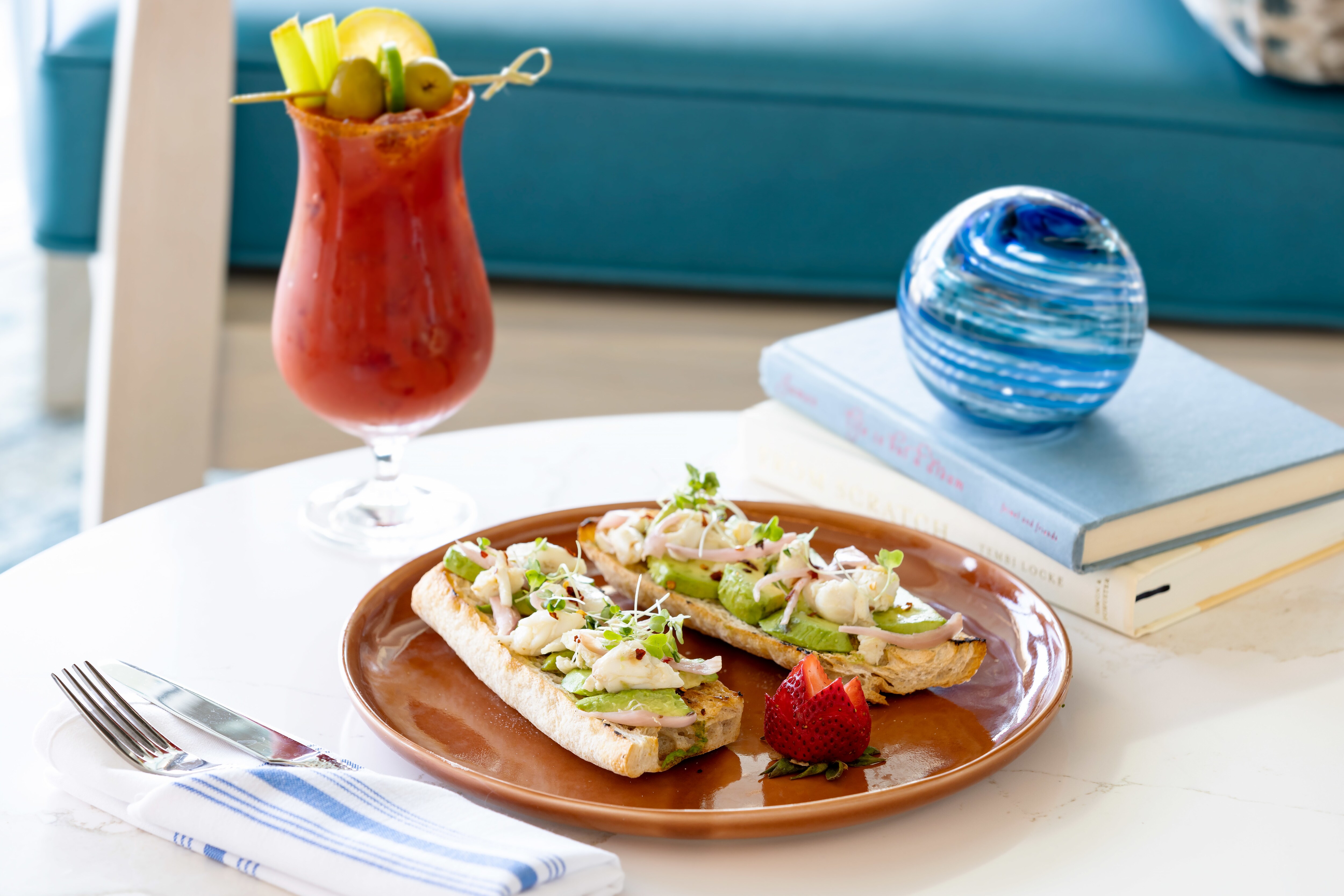 Panggang Avokado Kepiting